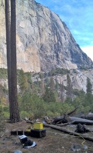 Electrical resistivity measurements in Yosemite Valley