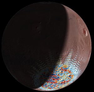 Curstal magnetic field for the Terra Sirenum / Terra Cimmeria region on Mars from MAVEN data