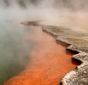 a thermal pool at Waiotapu Thermal Park