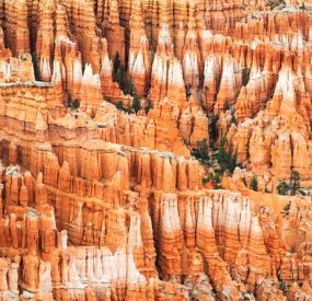 red rock formations